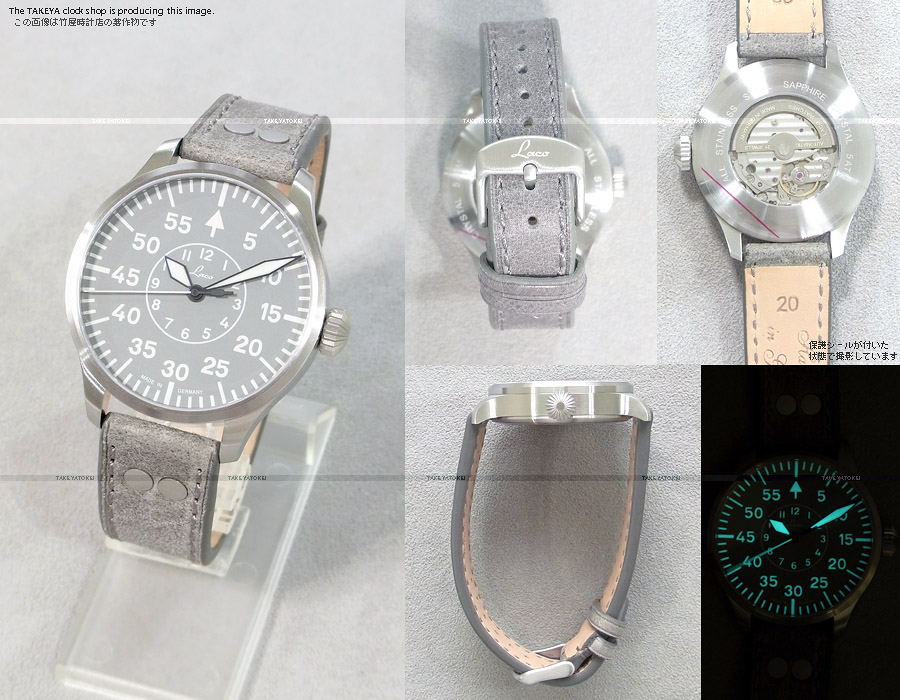 Laco PILOT Aachen42 Grau パイロット アーヘン42 グラウ画像