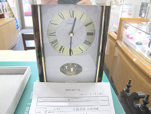 シチズン 置き時計